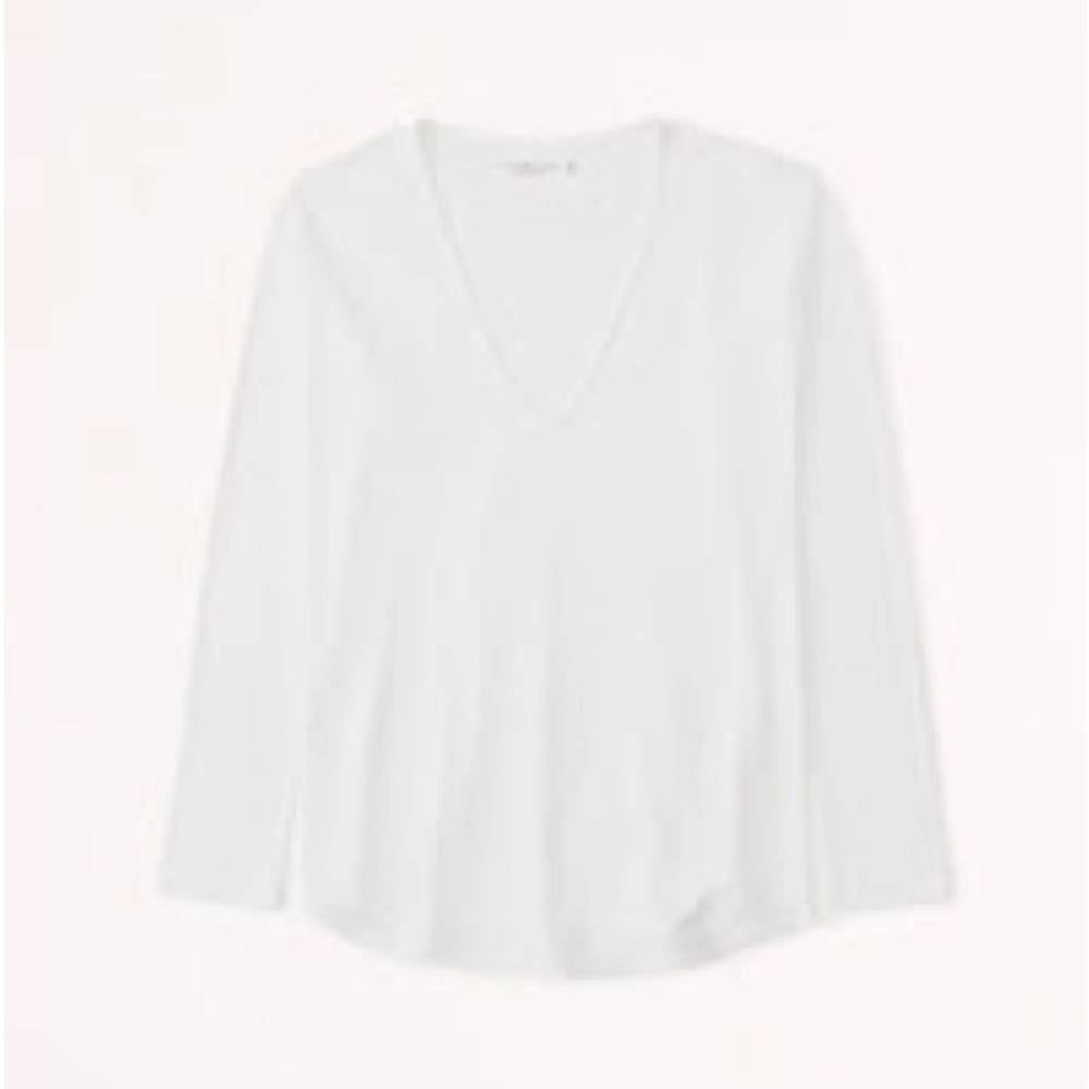 Abercrombie & Fitch Cozy Long-Sleeve V-Neck Legging Tee